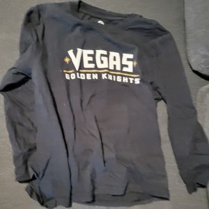 Vegas Golden Knights Blk Youth Sml long sleeve tee